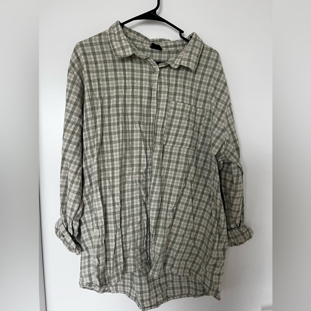 Pink and green cotton on flannel!!